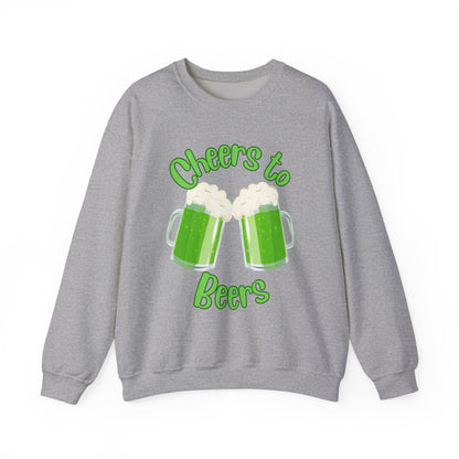 Cheers to Beers Sweatshirt-St. Patrick's Day