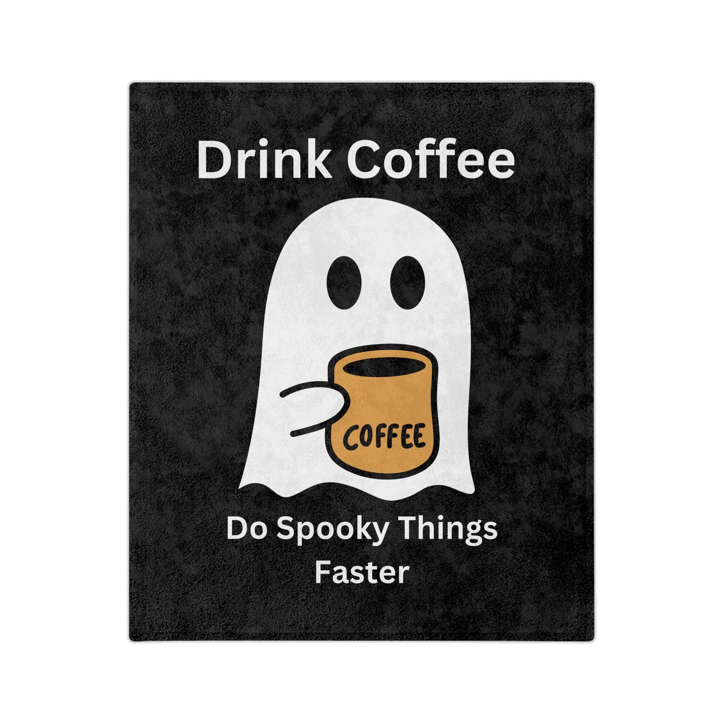 Drink Coffee Ghost-Black