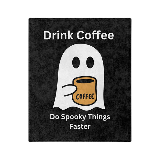 Drink Coffee Ghost-Black