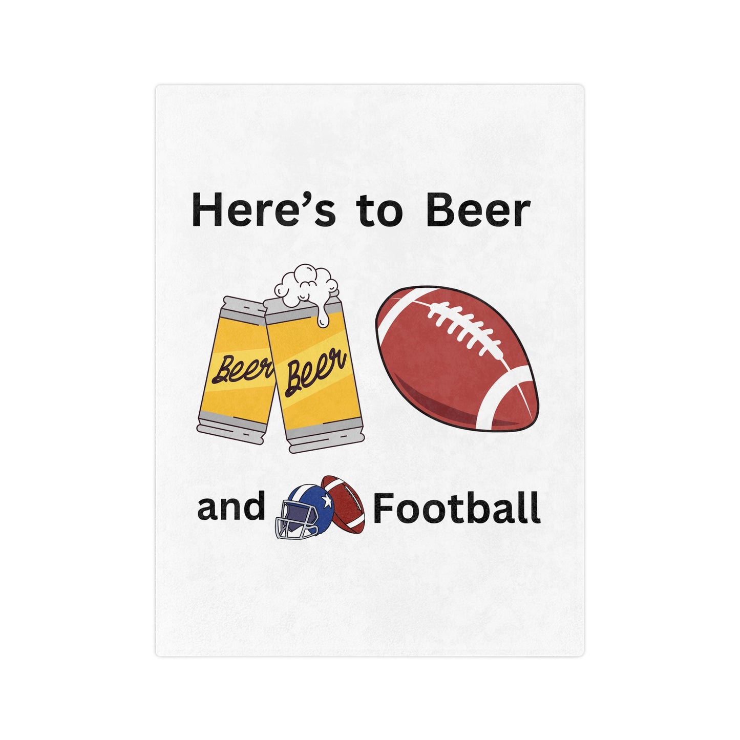 Beer and Football-White
