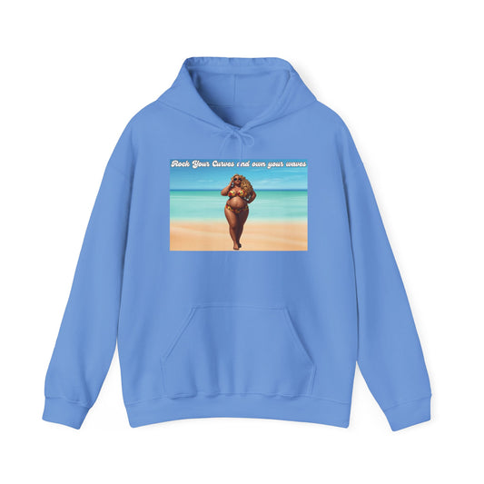 Rock Your Curves and Own Your Waves Hooded Sweatshirt
