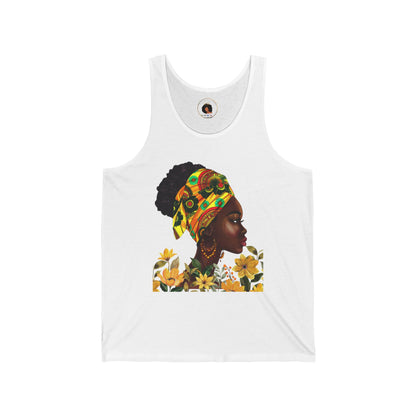 Queen Sunflower Unisex Jersey Tank