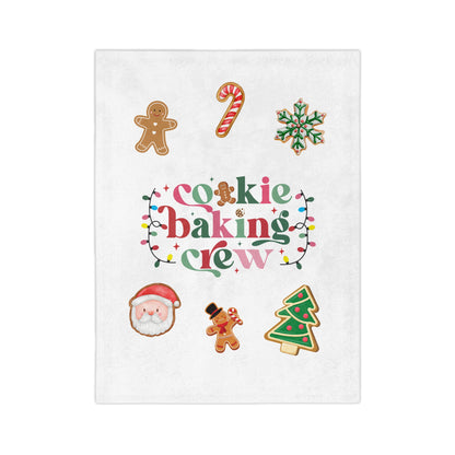 Baking Crew-2 Velveteen Microfiber Blanket (White)