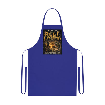 "Reel Legend" Cotton Apron - Funny Fisherman Apron