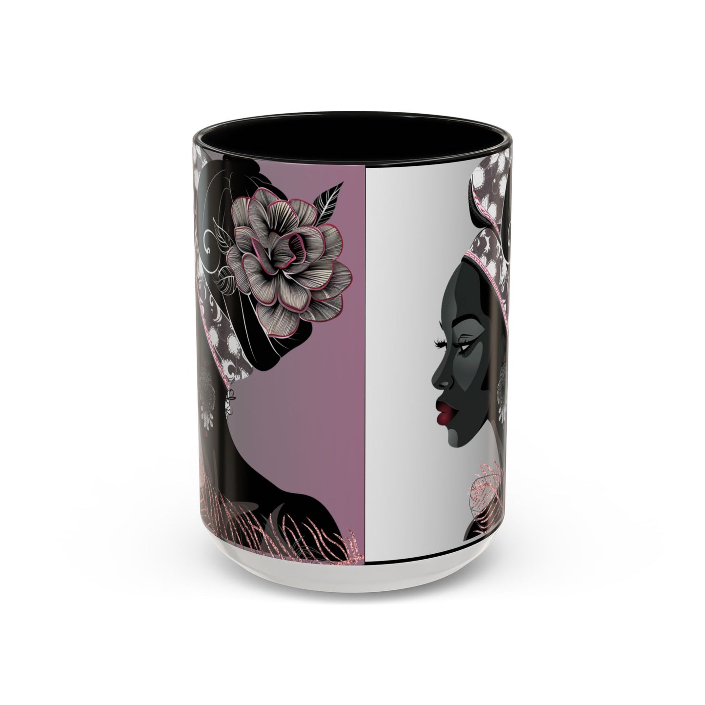 Queen Feather Accent Coffee Mug - 11oz & 15oz