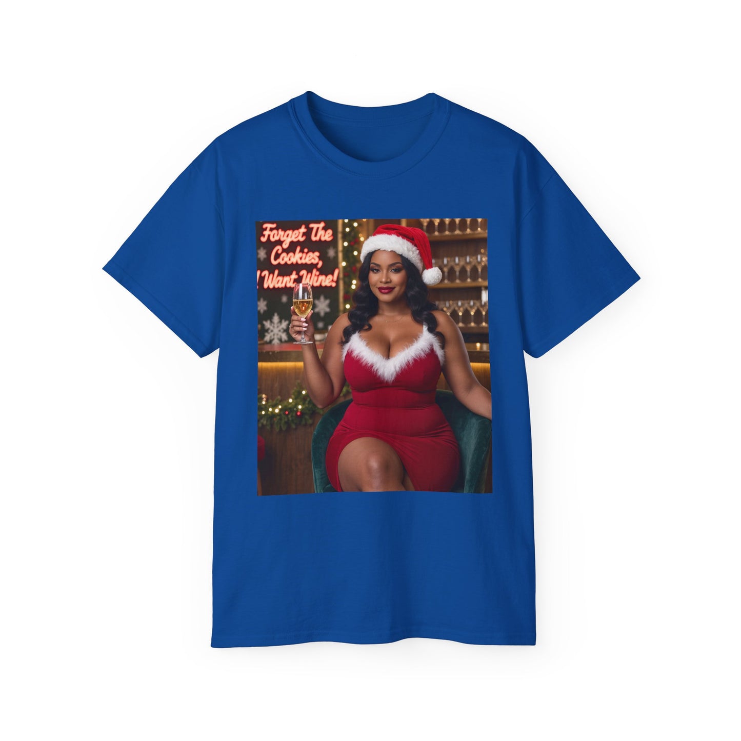 Ms Claus wine Tee 4