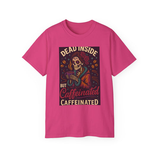 Dead Inside But Caffeinated Tee, Image 3