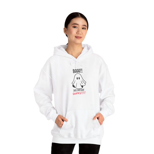 Boo This Costume Sucks-White-Hoodie