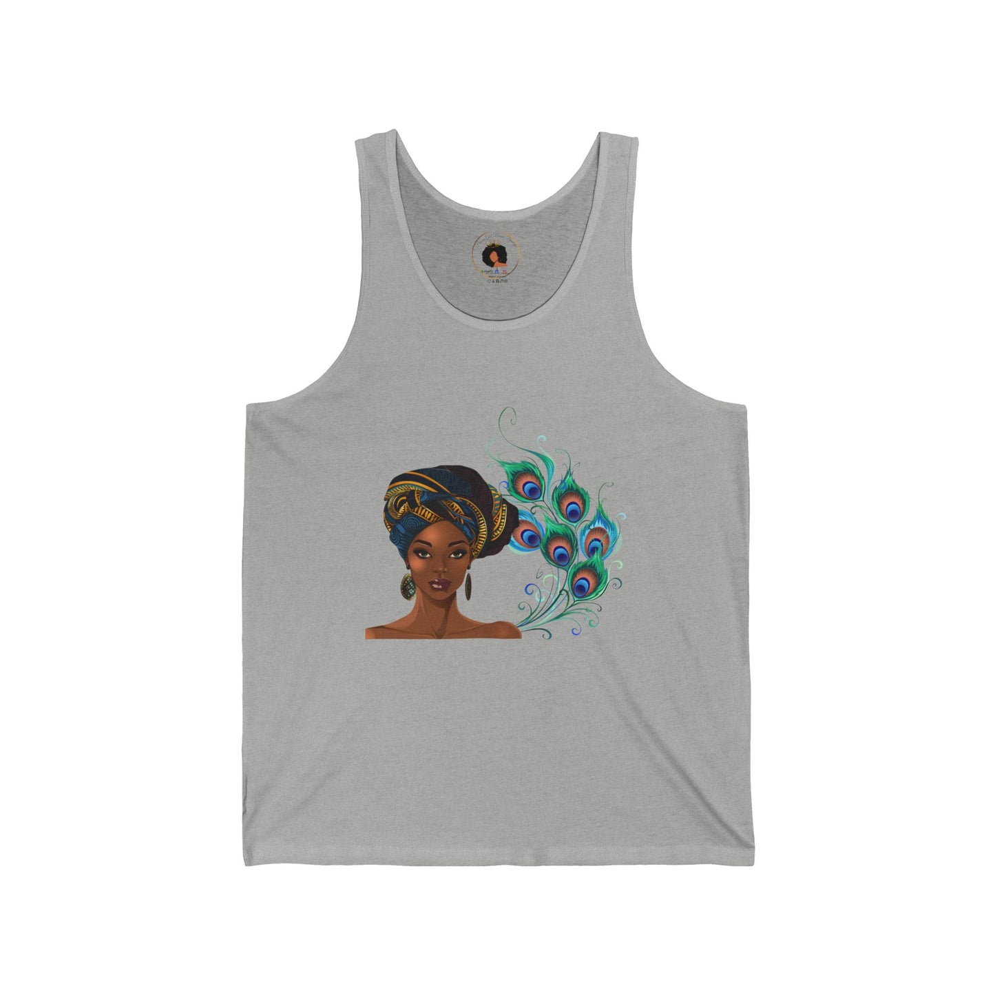 Queen Peacock Unisex Jersey Tank