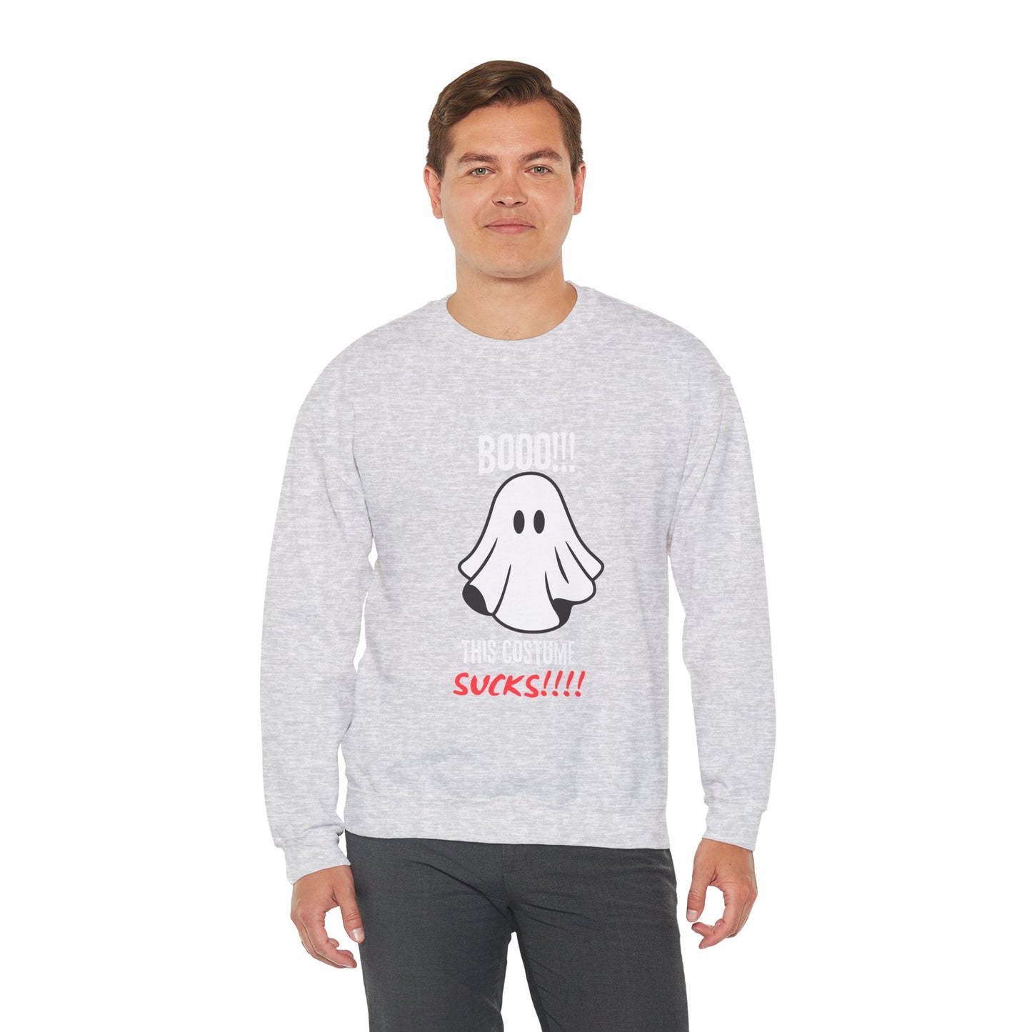 Boo Costume Sucks-Black-Sweatshirt