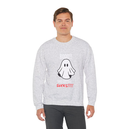 Boo Costume Sucks-Black-Sweatshirt