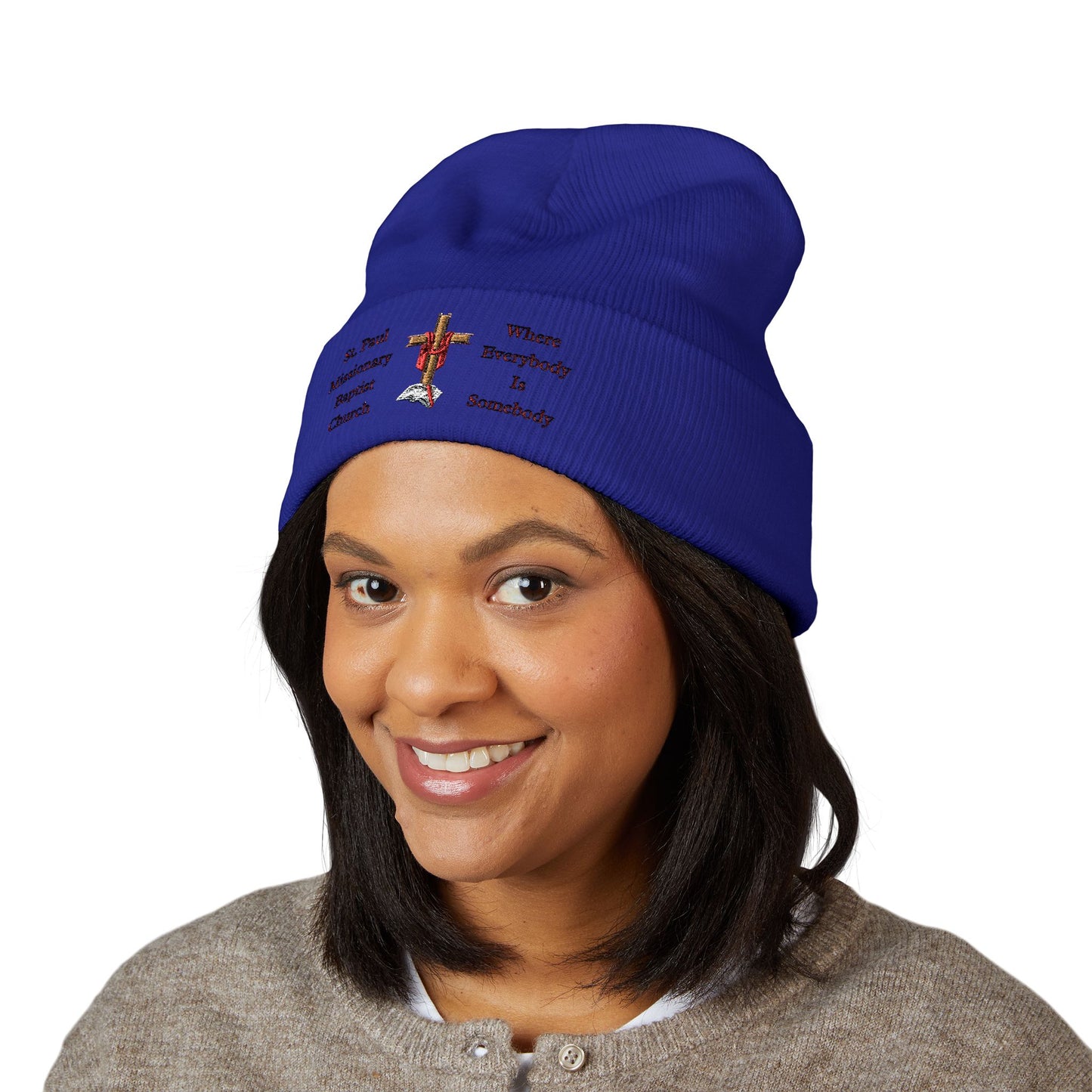 Church Classic Embroidered Cuffed Beanie