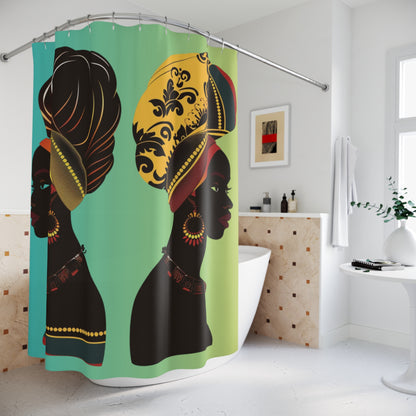 Queen 4-Shower Curtains