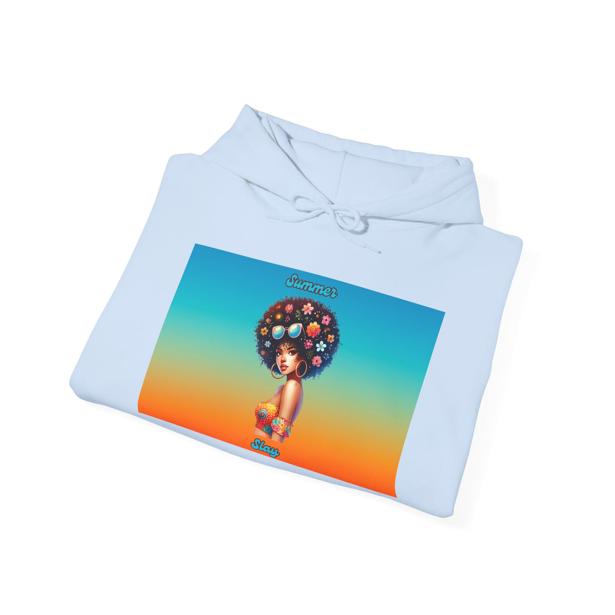 Summer Slay Vibrant Artistic Hoodie