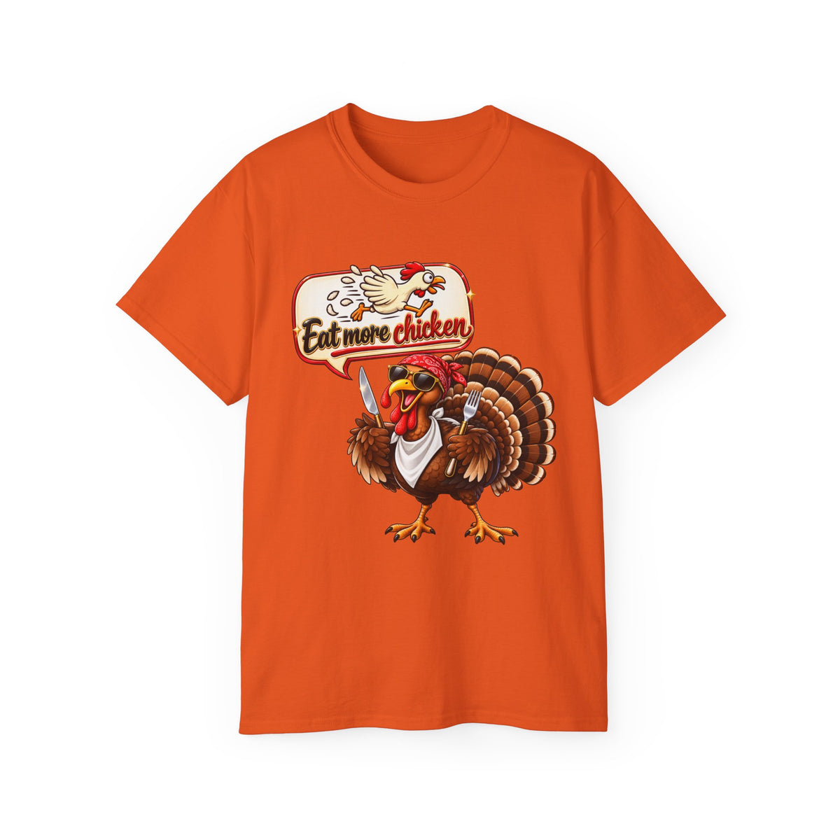 'Eat More Chicken' Thanksgiving Graphic Tee