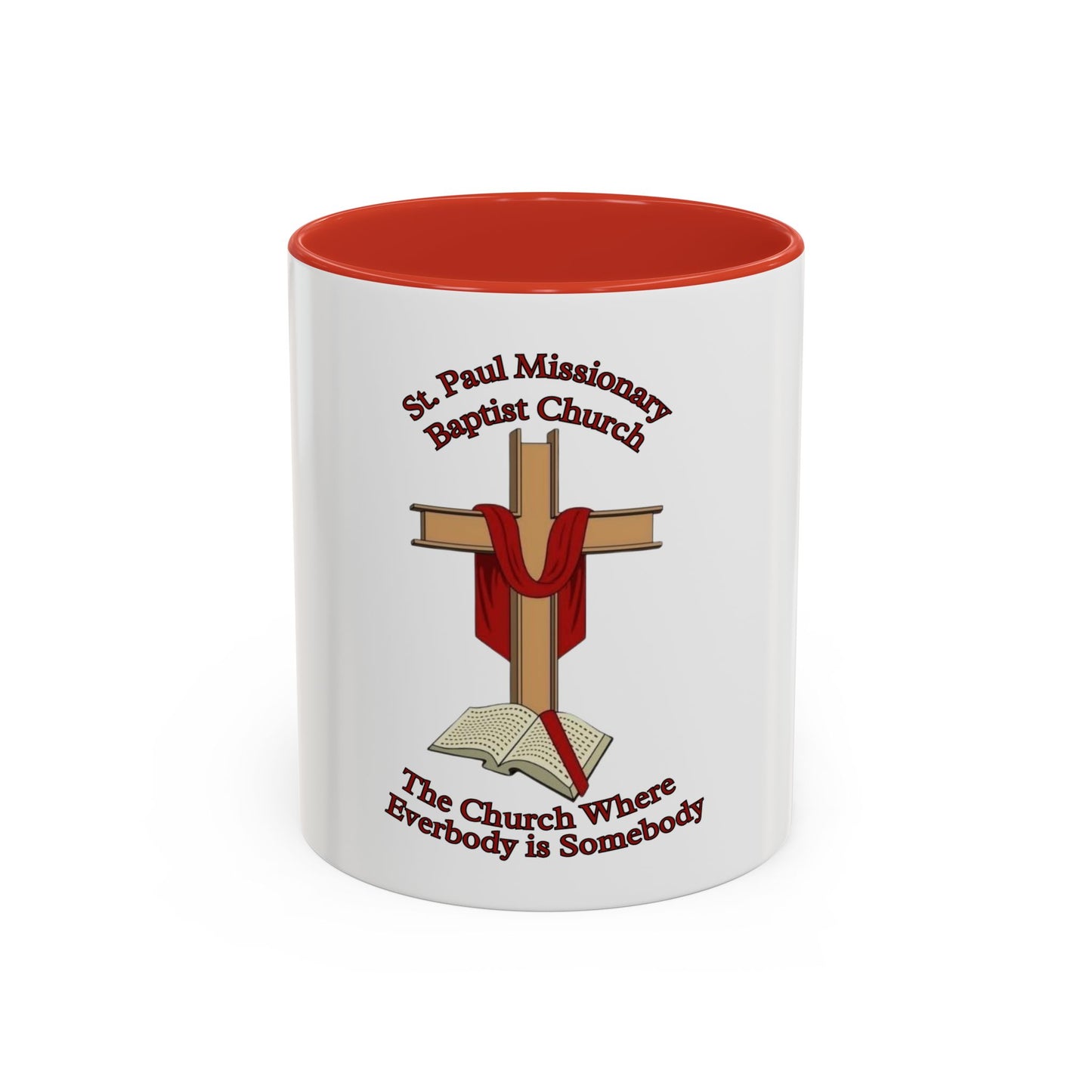 St. Paul Missionary Baptist Church Coffee Mug – Red