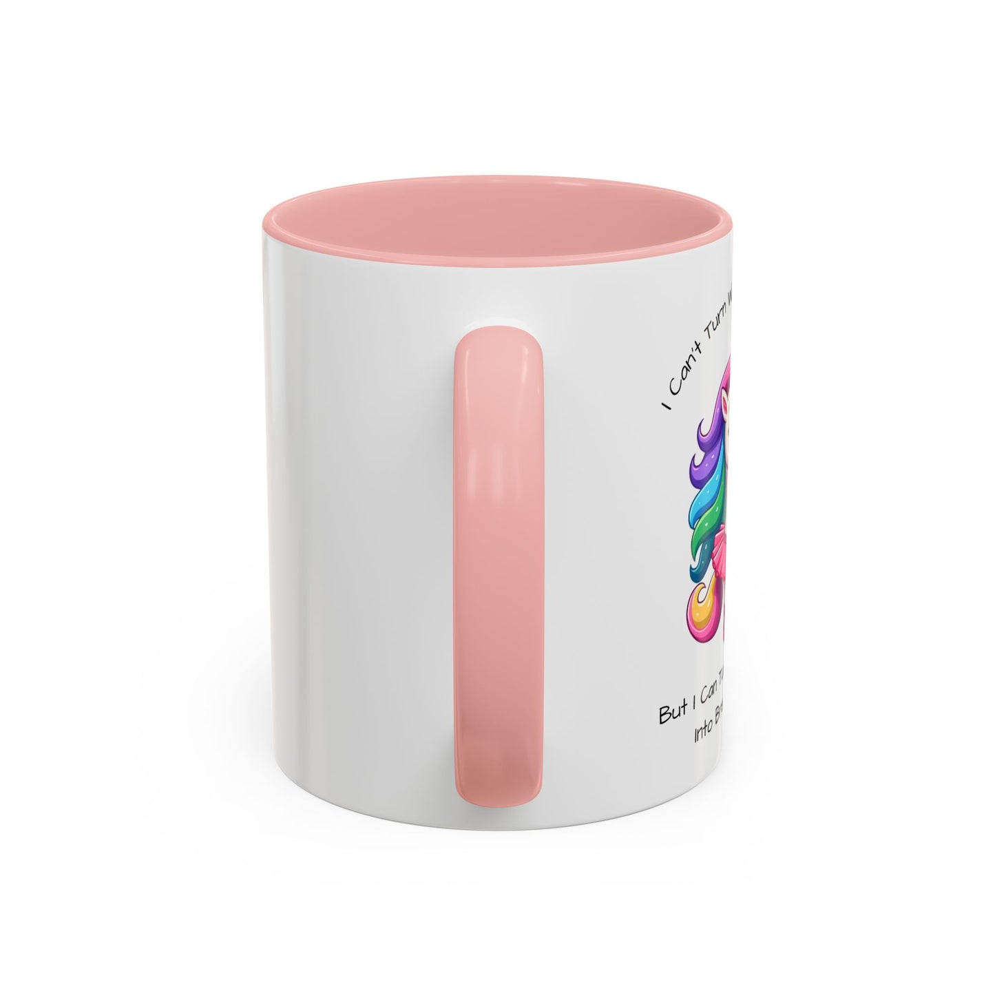 Cookies Into Breakfast-Accent Coffee Mug (11, 15oz) (Pink)