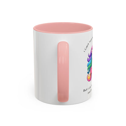 Cookies Into Breakfast-Accent Coffee Mug (11, 15oz) (Pink)