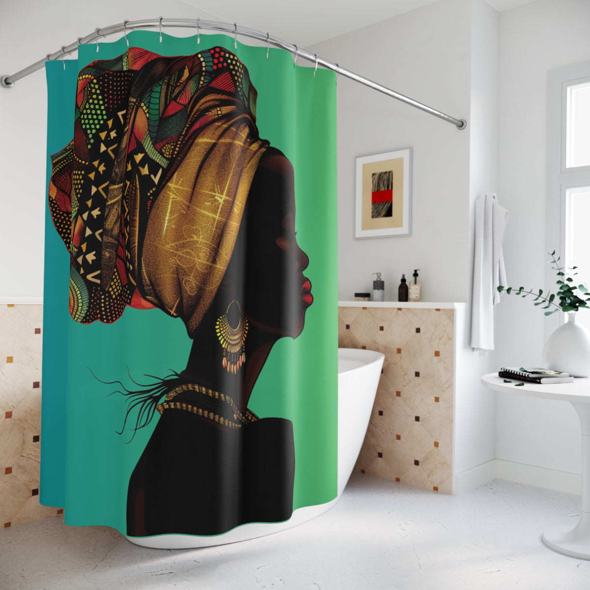 Queen 9-Shower Curtains
