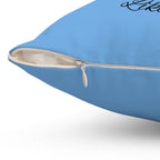 They Not Like Us 3- (Lt Blue) Spun Polyester Square Pillow