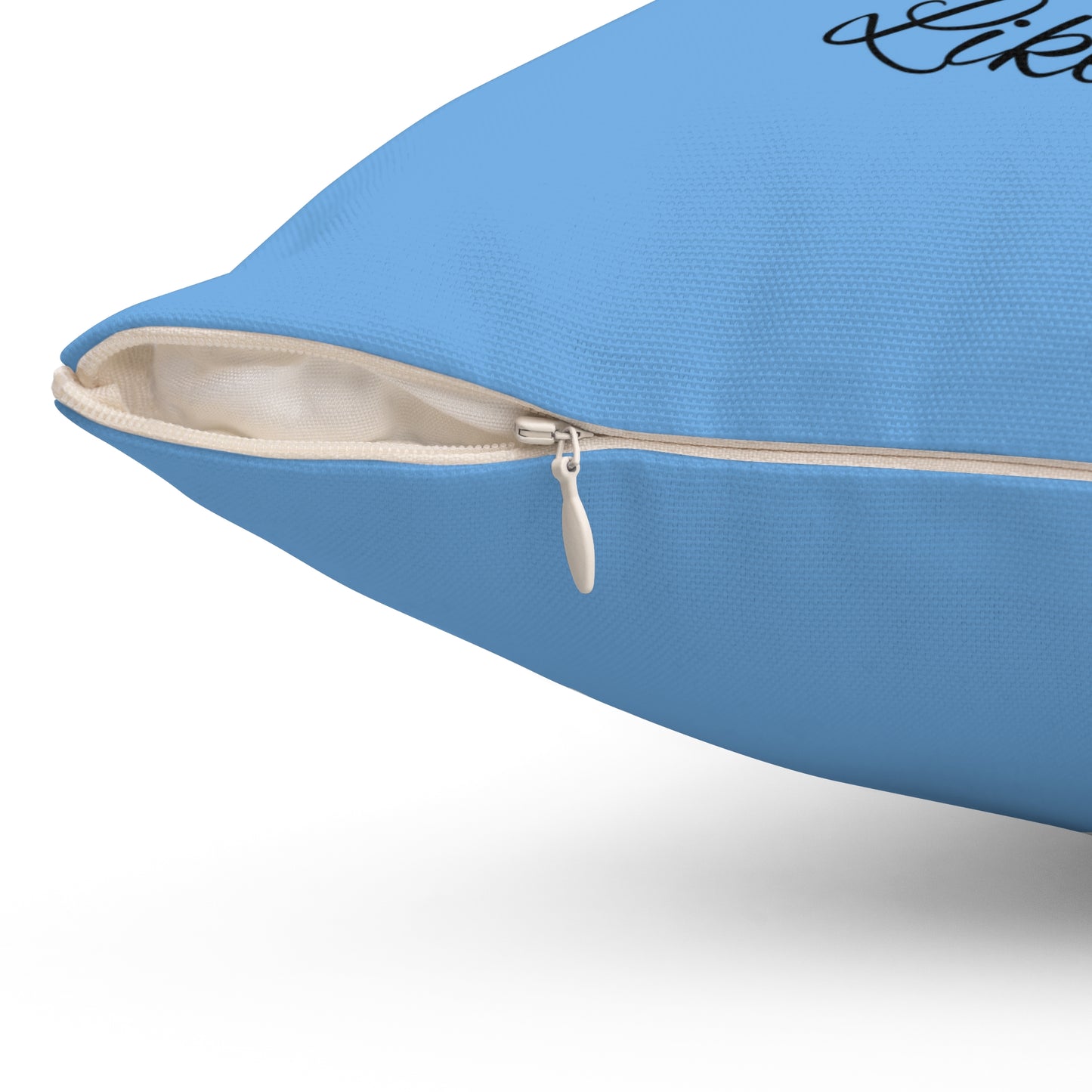 They Not Like Us 3- (Lt Blue) Spun Polyester Square Pillow