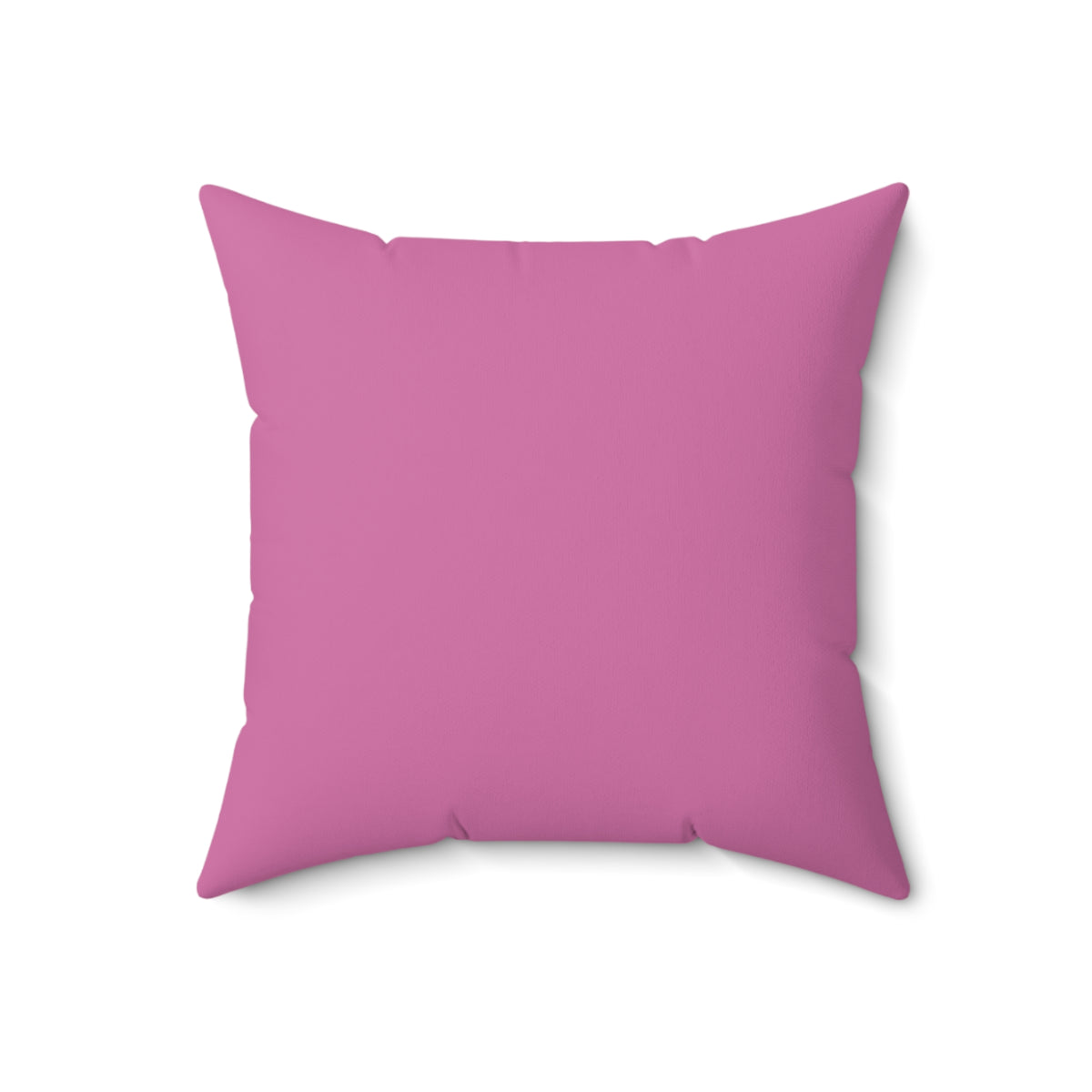 I Put Out For Santa-Spun Polyester Square Pillow (Lt Pink)