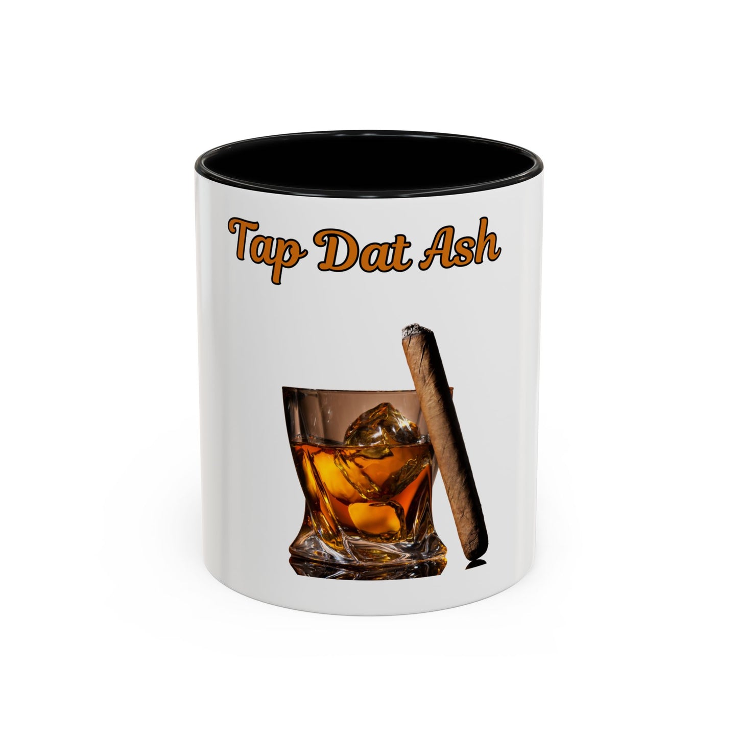 Accent Coffee Mug with Tap Dat Ash Design