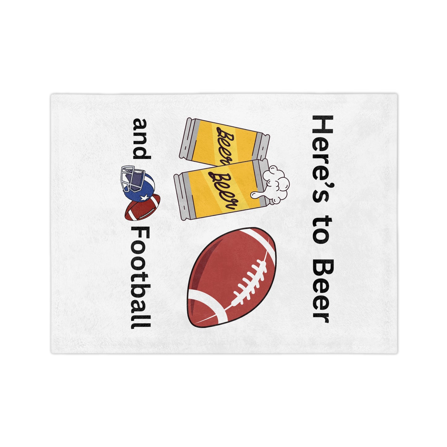 Beer and Football-White