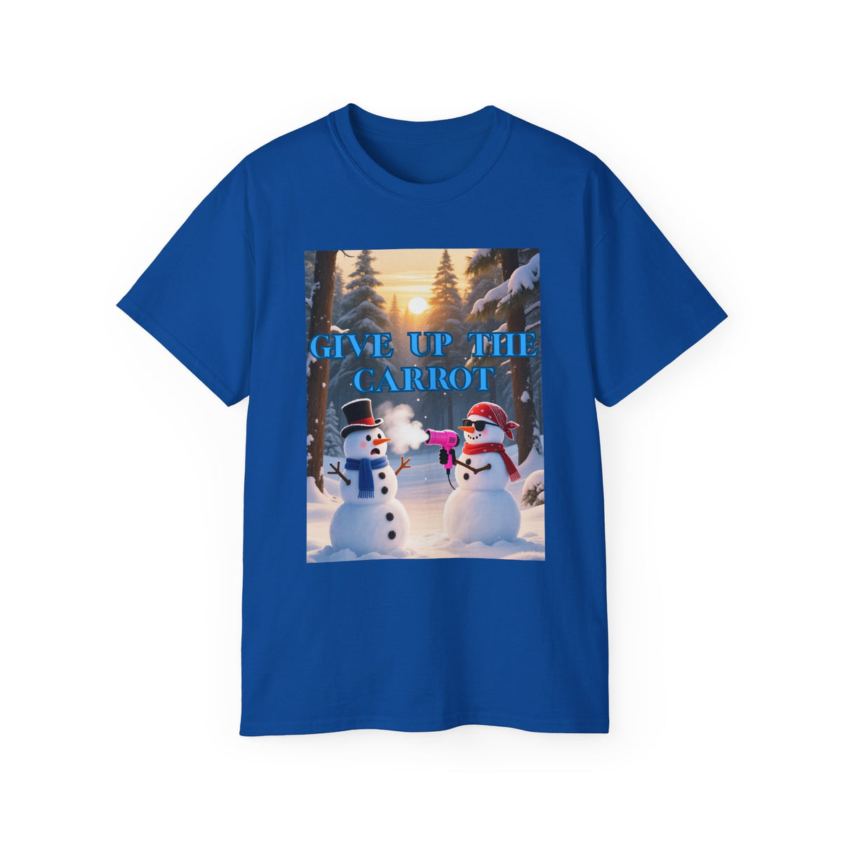 Give Up the Carrot Snowman T-Shirt