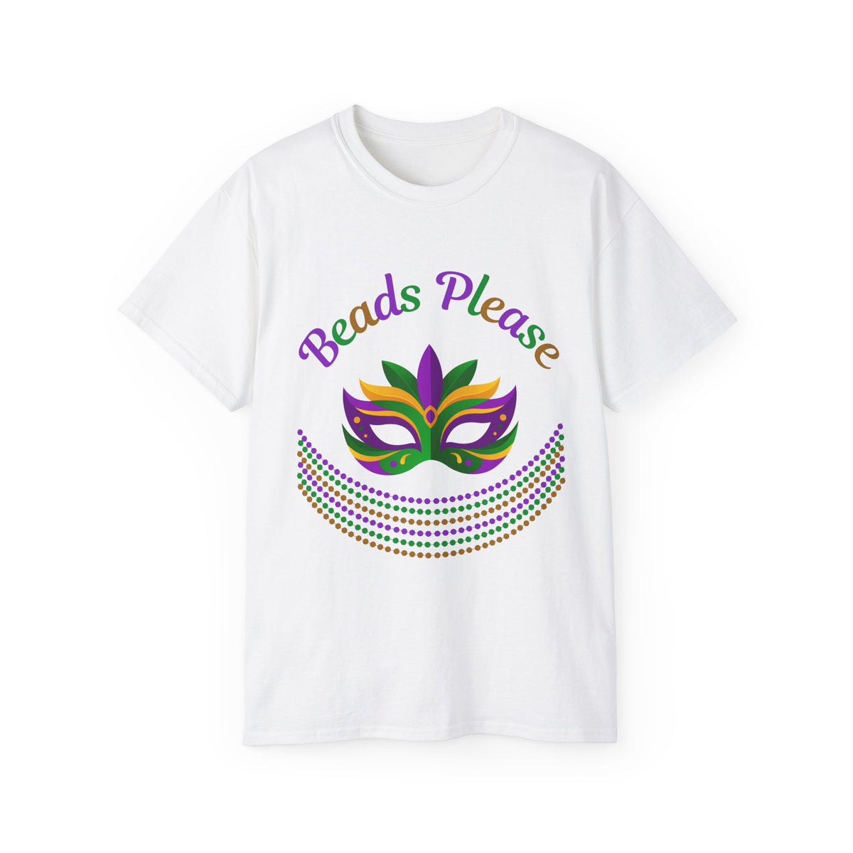 Beads Please Mardi Gras T-Shirt-1