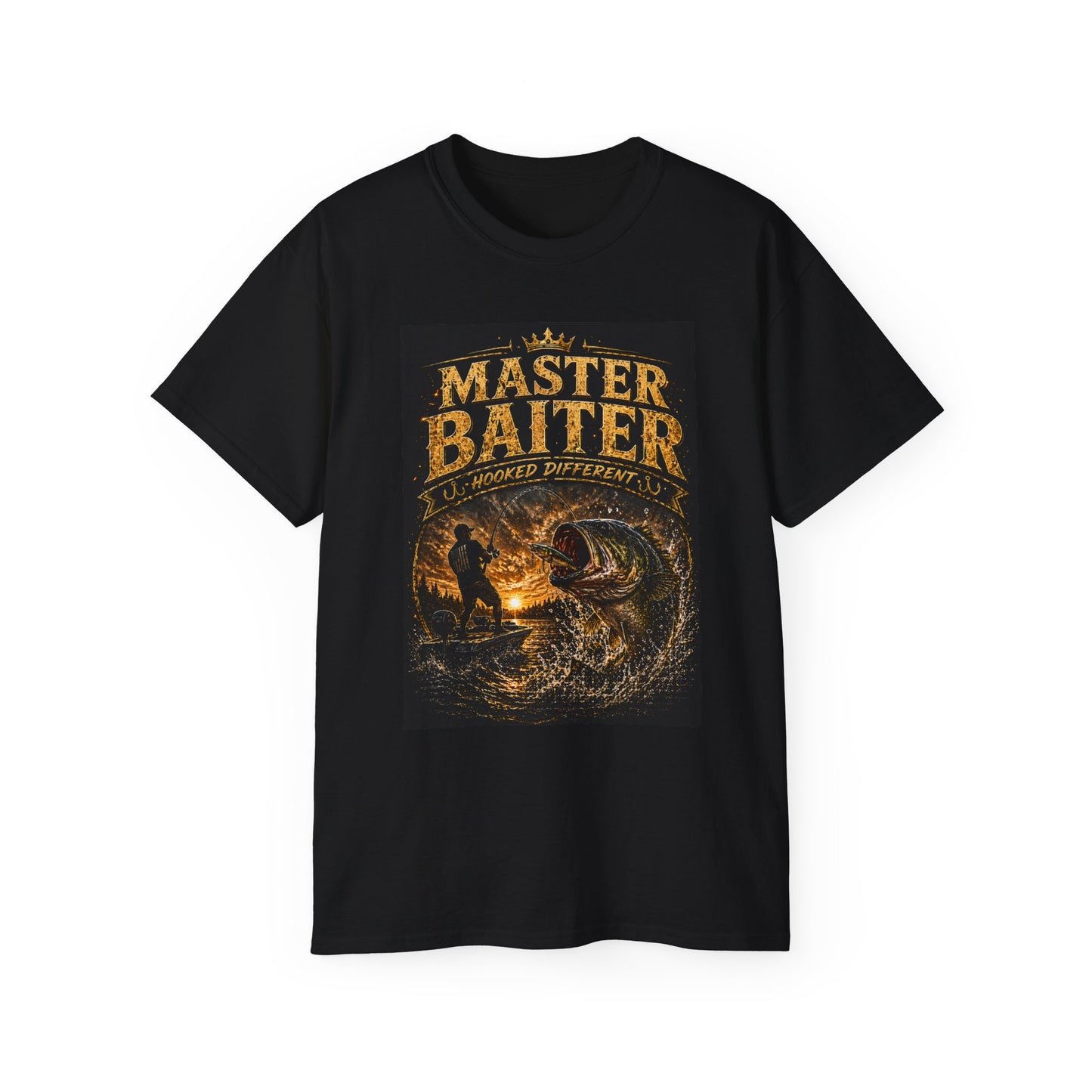 "Master Baiter" Vintage Angler Graphic Tee