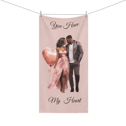 You Have My Heart-Mink-Cotton Towel