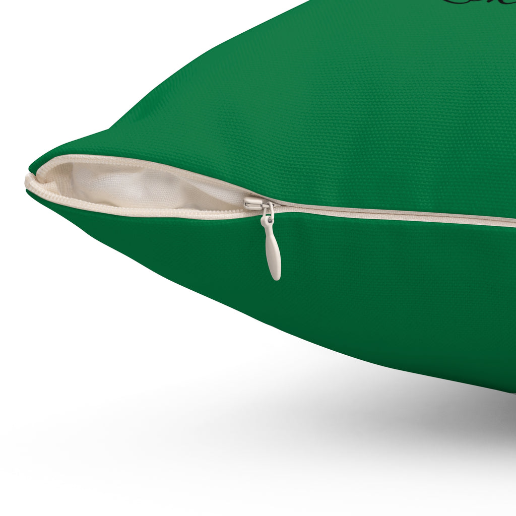 They Not Like Us 2- (Dk Green) Spun Polyester Square Pillow