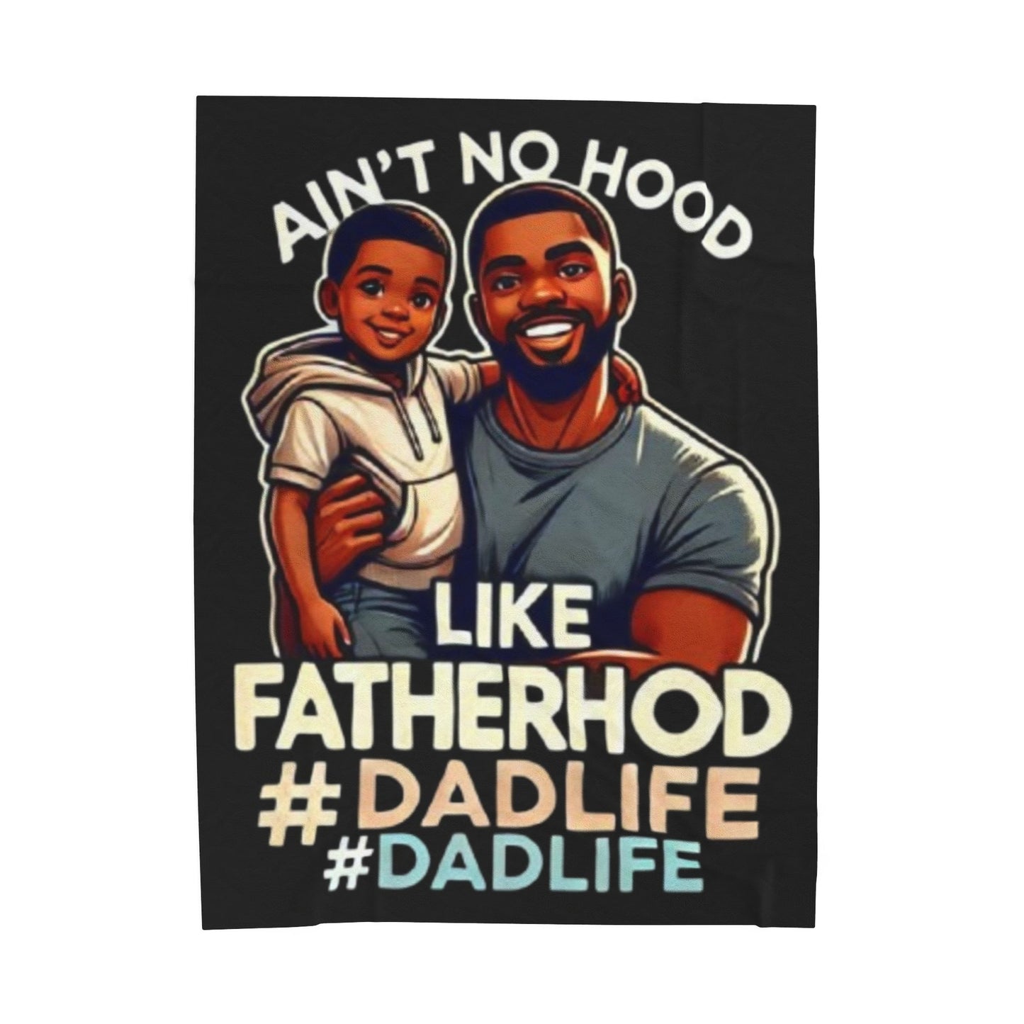 AA-Blk Cozy Velveteen Plush Blanket