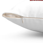 You Ain't Gettin Shit-Spun Polyester Square Pillow (White)