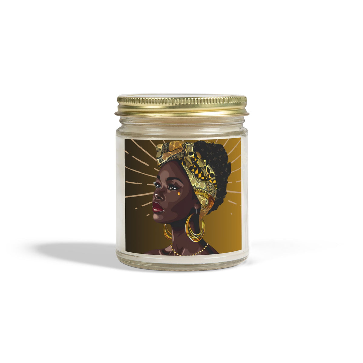 Star-Scented Candles, Coconut Apricot Wax (4oz, 9oz)