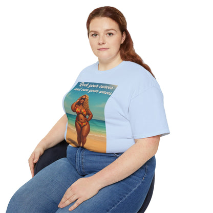 Embrace Your Curves And Rock Your Waves, Body Positivity T-Shirt