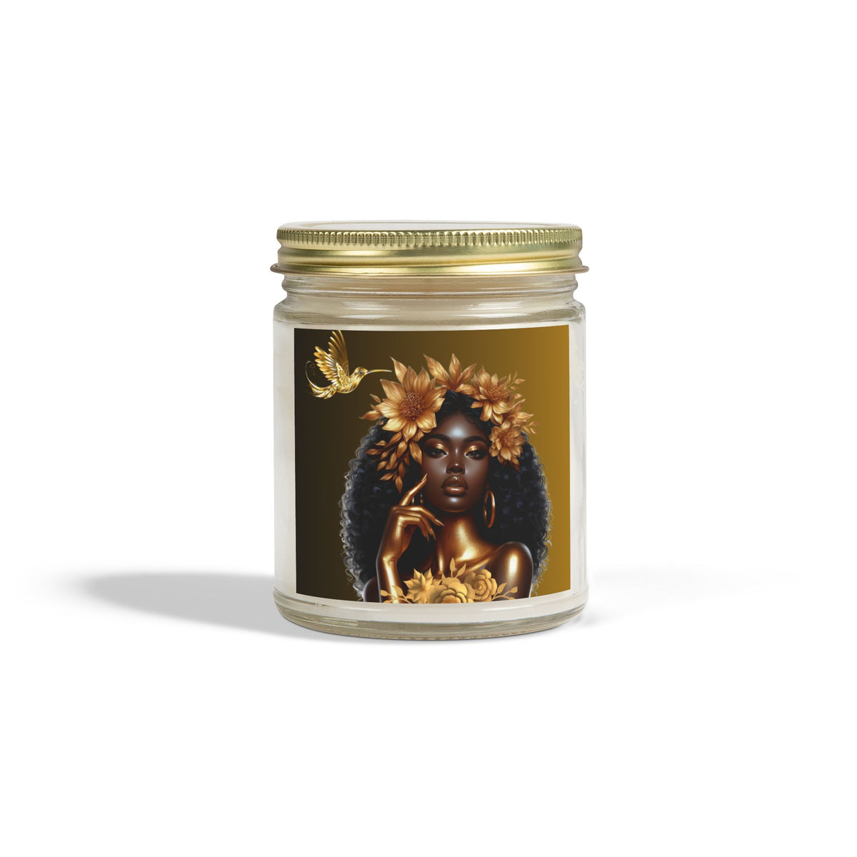 Hummingbird-Scented Candles, Coconut Apricot Wax (4oz, 9oz)