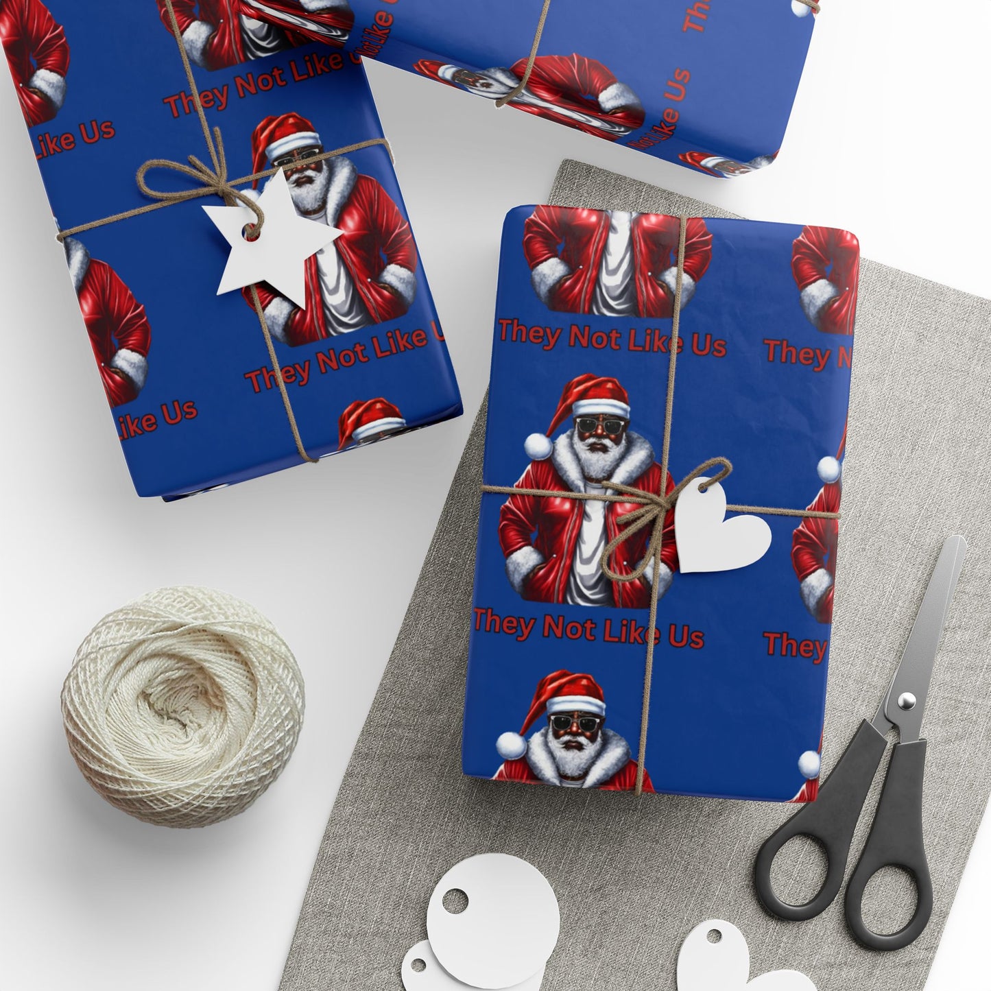 They Not Like Us (Blue) Wrapping Paper