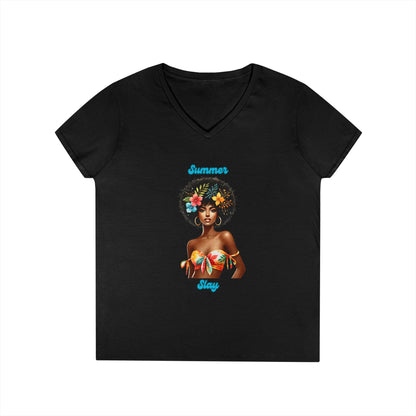 Summer Slay 2 Ladies' V-Neck T-Shirt