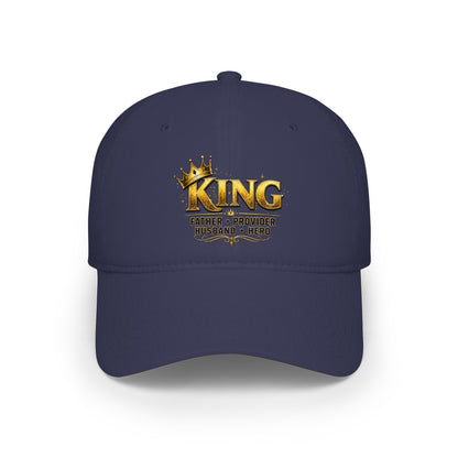 King, Father, Husband, Provider, Hero Crown Baseball Cap