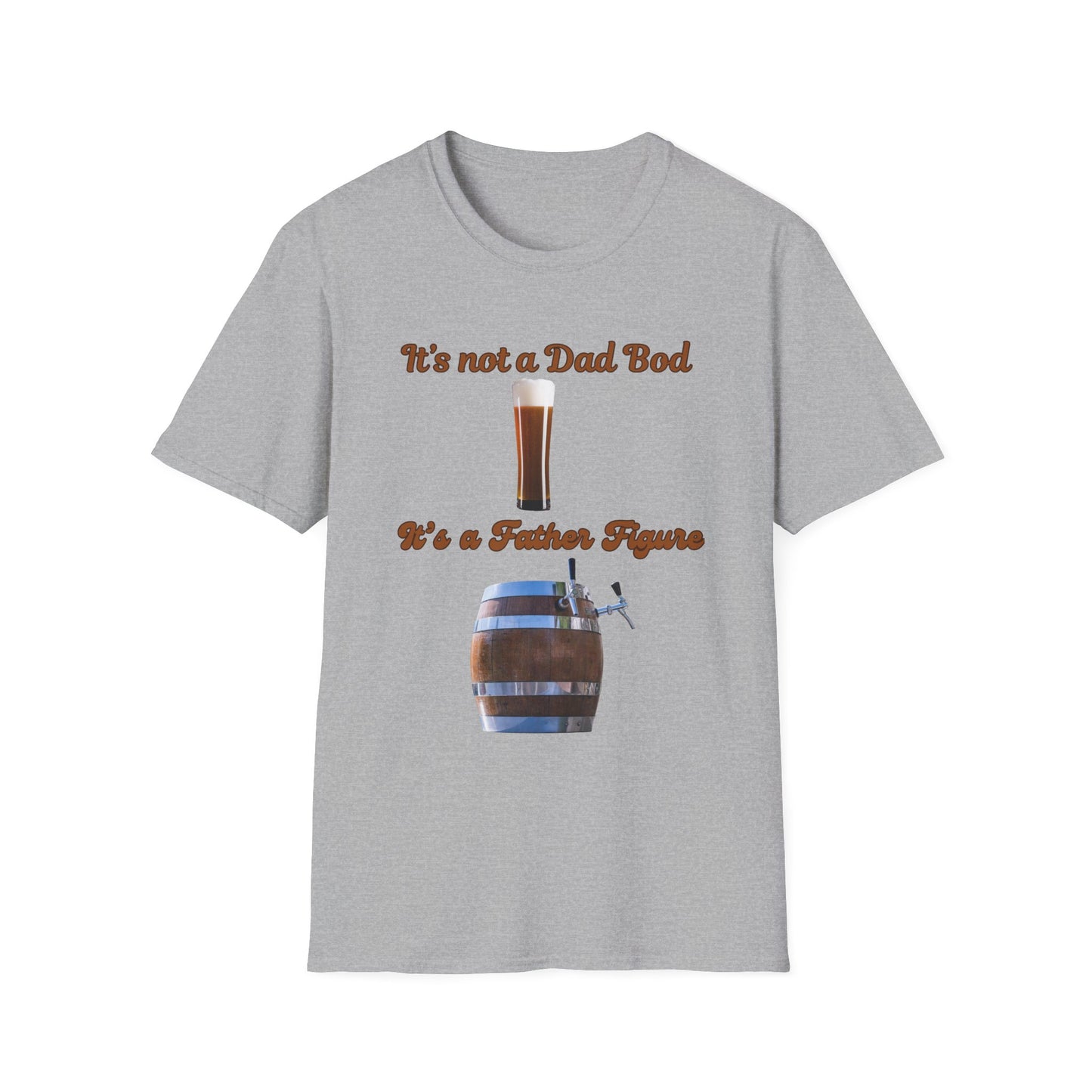Funny Dad Bod T-Shirt, Father’s Day Gift, Unisex Humor Tee, Perfect for BBQs, Casual Outings, Family Gatherings