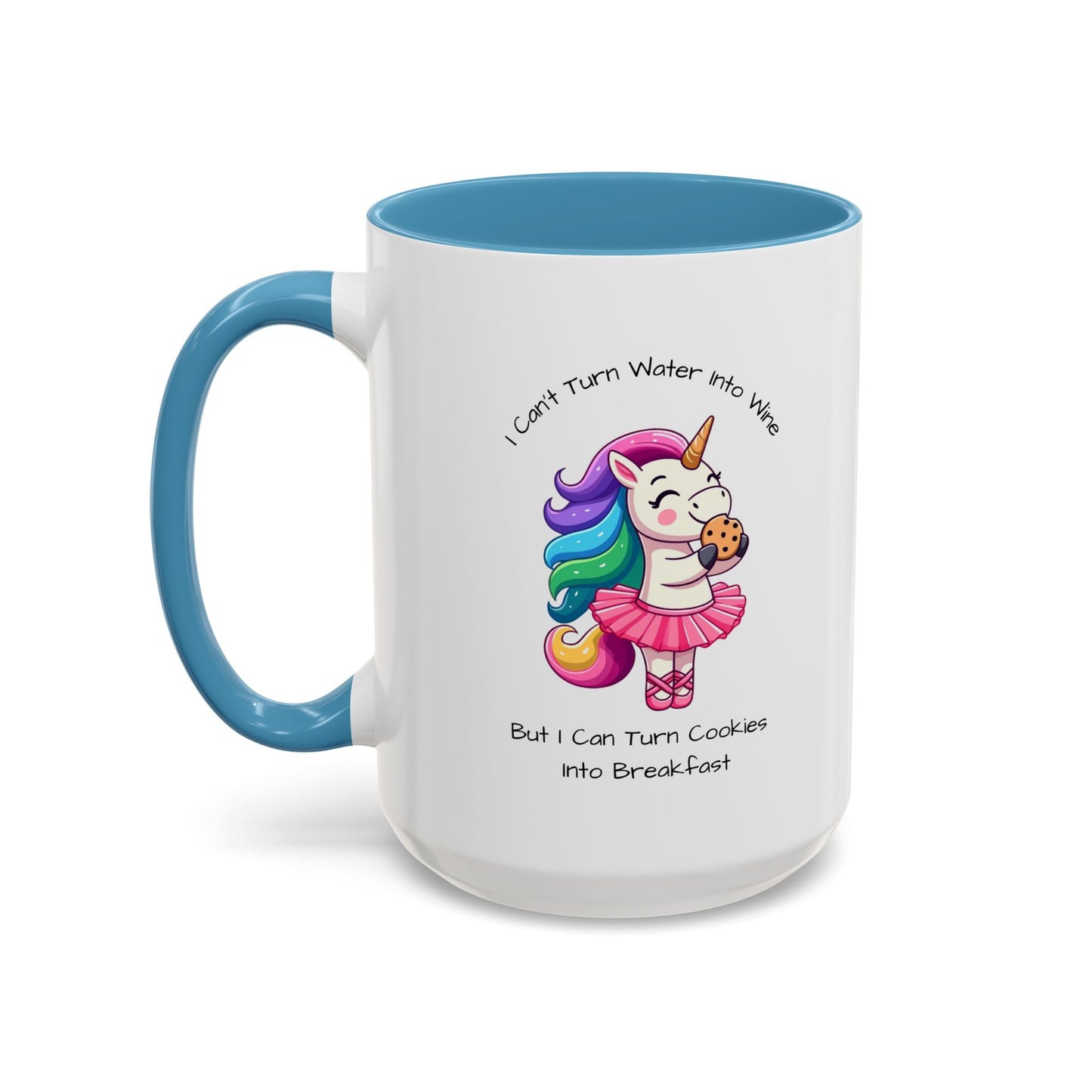 Cookies For Breakfast-Accent Coffee Mug (11, 15oz) (Lt Blue)