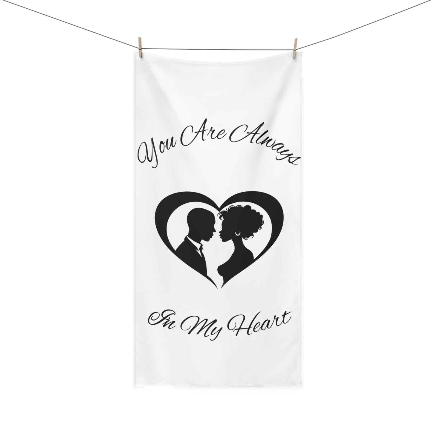You Are Always In My Heart-Mink-Cotton Towel