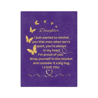 Gold Series-Velveteen Microfiber Blanket (Dk Purple)