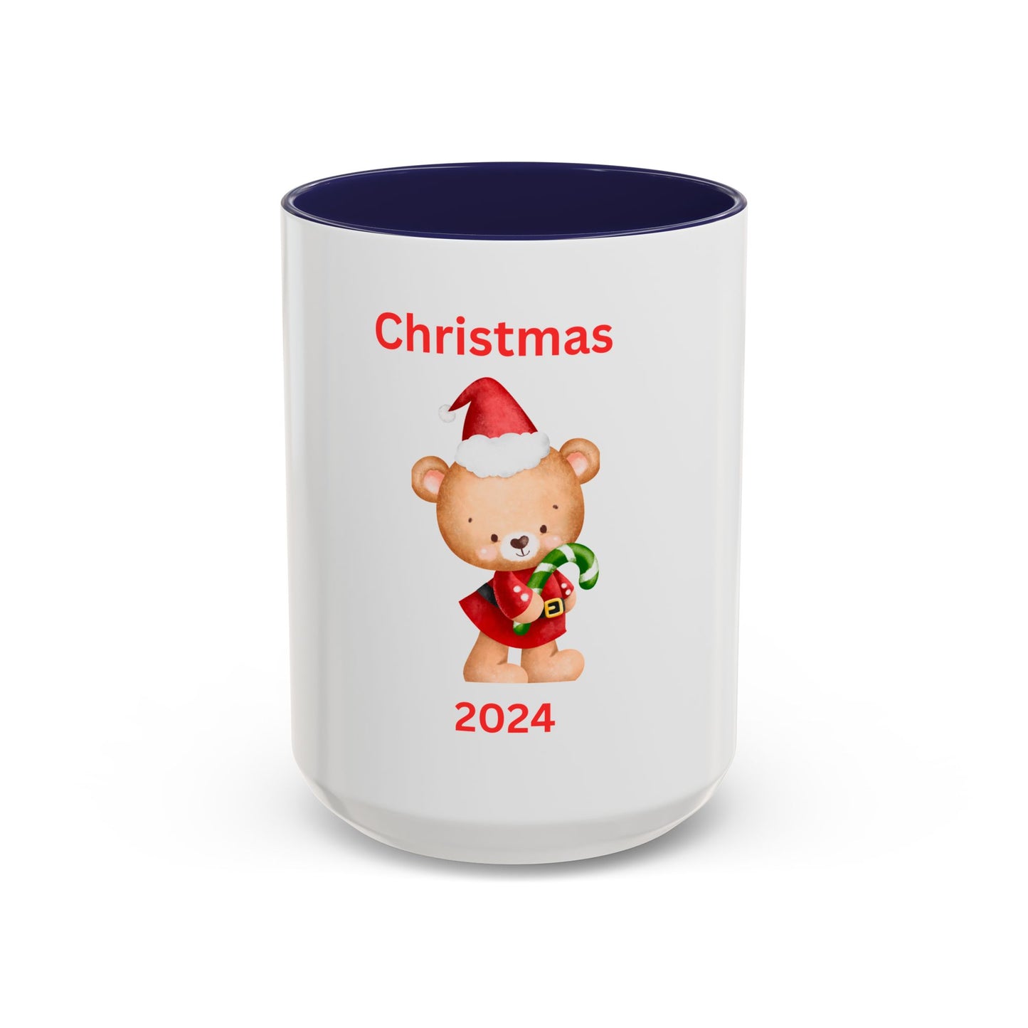 Bear with Stocking-Green Candy Cane