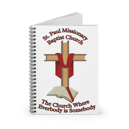 St. Paul Missionary Baptist Church Notebook —White