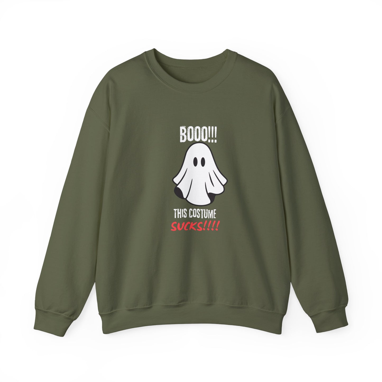 Boo Costume Sucks-Black-Sweatshirt