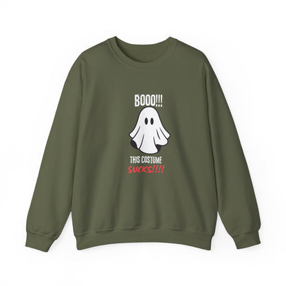 Boo Costume Sucks-Black-Sweatshirt