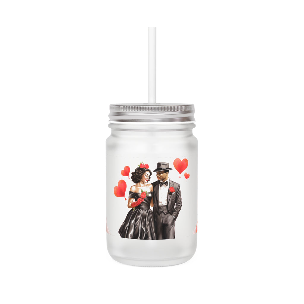 Love Stroll Mason Jar - Romantic Drinkware for Weddings & Anniversaries